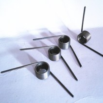 용수철 맞춤형 금속 스프링 스틸 코일 비틀림스프링 14 와이어 직경 12 외경 3550 다리 길이 10 개, 02 141235