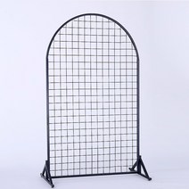 철망 액세서리 진열대 매대 메쉬망 스탠드 철제 렉, 사각형 120X100cm