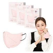 아이바나리 에어 황사 방역용 마스크 대형 KF94, BABY PINK, 20개, 1개입