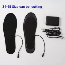발열깔창 겨울스포츠 수족냉증 발 핫팩 깔창 USB 전기 발을 따뜻하게 하는 겨울 온열 신발 깔창 발 난방