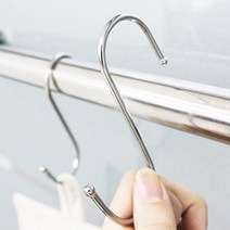 스텐레스 평면 납작 에스자고리 S자후크 S고리 걸개, 사이즈, 특대