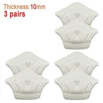 깔창 중족골 양털 평발아치 오다리 3pair6pcs 스포츠 신발에 대 한 패치 발 뒤꿈치 패드 다시 스티커 조정 가능한 크기 Antiwear 피트 쿠션 삽입 깔 창, Beige-10mm+3pair