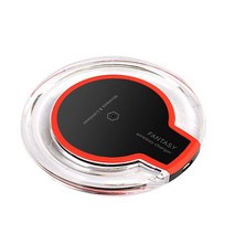 삼성 갤럭시 S10 S9/S9 S8 노트 9 용 고속 무선 충전기 USB Qi 충전 패드 아이폰 11 프로 XS 맥스 XR 어댑터 10W, Black