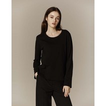 지오다노 NEW 2023 봄 릴렉스핏 라운드티셔츠 323501 블랙