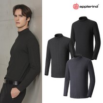 브랜드없음 SJ 애플라인드 남성 플러피 기모 긴팔티셔츠 HKWM0HLS