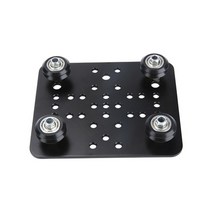 프린터 부품 교체 v 슬롯 갠트리 세트 알루미늄 프로파일용 바퀴가 있는 20-40mm, 4개의 검은색 바퀴로