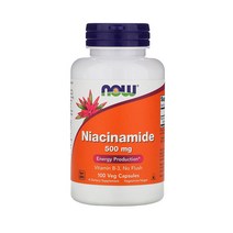 NOWFoods 나우푸드 니아신 비타민 B3 500mg 100정 베지캡슐 나이아신 아마이드, 1개, 기본
