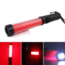 4IN1 다기능 295MM 호루라기 경광봉 AA사용 비상신호봉 후레쉬 탈출망치