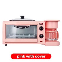 가정용 제빵 발효기 새로운 3 In 1 아침 식사 기계 빵 제조기 토스터 전기 미니 오, 02 Pink_03 EU