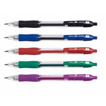 동아연필 동아)P노크유노크볼펜(0.5mm 흑청적녹색보라, S510150(흑색), 1개