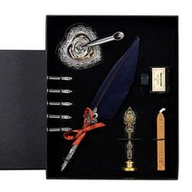 바보사랑 캘리그라피연습 깃털펜 만년필 딥펜 실링왁스세트.아이조아, 블랙