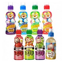 UK 뽀로로 235mlX24페트(밀크/딸기/사과/블루베리/샤인머스캣) 귀여운 내친구 음료수 추천, 코코몽 포도 200mlX24펫