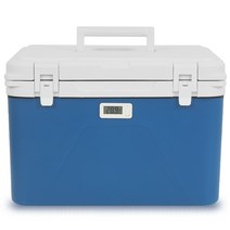 의료용 온도계 아이스 박스 보냉 쿨러 온도 표시 상자, 20L(블루아이스 포함), 20L