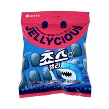롯데 젤리셔스 죠스바젤리, 1개, 70g