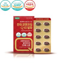 한미 코엔자임Q10 코큐텐 비타민B 엽산 비오틴 셀렌 나이아신 아연 대두레시틴 코엔자임 큐텐 유비퀴놀 항산화 혈압관리 임신준비 영양제 추천 효능, 1개 60캡슐 2개월분