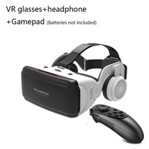 IOS 안드로이드 스마트 폰용 3D VR 안경 헤드폰 가상 현실 VR 로커 안경 헤드셋, --세 가지 종류