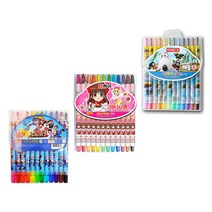 동아 샤프식 색연필 12색/돌돌이 컬러링 미술 준비물, 12색/여아용