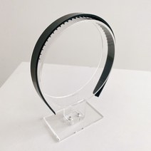 블랙 플라스틱 헤어밴드 행사 피켓 머리띠 부자재 헤어악세사리 만들기 재료