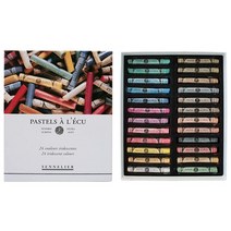 Sennelier 시넬리에 엑스트라 소프트 풀 스틱 파스텔 세트 24색, Multicolor