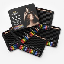 이터널 아트 색연필 틴케이스 전문가용, 120색, 1세트