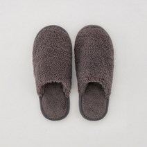 한샘 따뜻한 양털슬리퍼 그레이 M