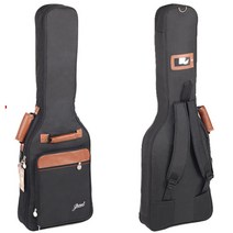 견고한 프리미엄 전기베이스 일렉트릭 기타 가방 두께 스폰지 패딩 케이스, 01 Black Electric Bass