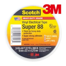 일음쇼핑^^*m3M Scotch Super 88 비닐 전기 절연 테이프 19mmx20M 방수 파이프보수재 보수재 보수용 부식방지 배관재일medi^*^, ab*^^선택없는