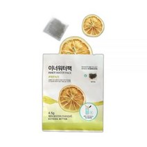 낫띵베럴 이너워터 레몬녹차 워터팩 4.5g, 상세페이지 참조