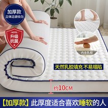 라텍스매트리스 쿠션 가정용 강화 다다미매트 스펀지 침대쿨패드, C06-150x190cm 더블 침대 라텍스