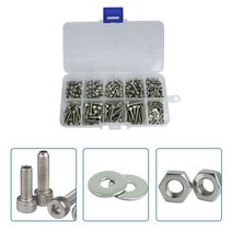 T볼트 육각 소켓 나사 세트 스테인레스 스틸 플랫 라운드 캡 헤드 키트 볼트 및 너트 알렌, 2M2