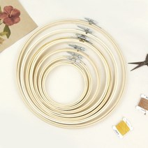 Jstrading 프랑스 자수수틀 자수틀 (원형), 1개, 15cm