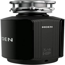 Moen GXS75C 호스트 시리즈 34 HP 연속 사료 쓰레기 처리 및 소음 감소 전원 코드 포함