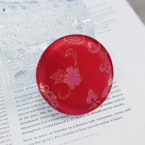 명절 동그라미 초음파장식 (10개 묶음), 레드, 10개