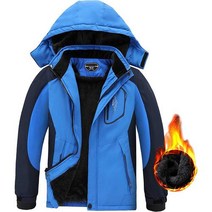 소년용 스키 재킷 방수 통기성 아동 양털 안감 방풍 후드 스노우보드 코트