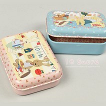 르슈크레(le sucre) 미니 틴 케이스[PK/BL], 블루, 1개