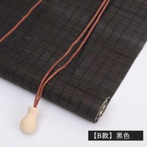 블라인드 승강 모기방지문커튼 일본식 권축 상하 대나무를 당겨 풍경 롤스크린 대나무발 뉴차이나스타일 다락방, T15-9