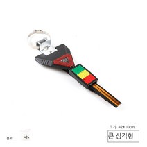 MEIISEO자동차 정전대 정전기 방지 벨트 차량용 접지 체인, [큰삼각형반사]정전기밴드
