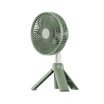 캠핑 선풍기 써큘레이터 무선 타프팬 천장형 충전식 텔레스코픽 무선 책상 휴대용 순환기 천장 선풍기 LED, 02 Green, Green