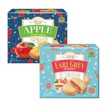 청우식품 그랑쉘 얼그레이자몽 190g+그랑쉘 사과 195g(총2개), 18세트