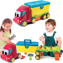 공구놀이세트 아기 볼트너트 드라이버 트럭 장난감 두돌선물