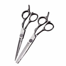 고급 헤어 가위 전문 커팅 얇은 키트 15.2cm(6인치) 이발소 용품/액세서리 일본 VG 1 SS 스틸 Tijeras de Peluqueria ProfesionalROSEWARD
