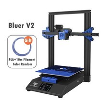 목업제작 3D프린터 Twotrees 3D 프린터 Bluer V2 인쇄 DIY 키트 전체 금속 프레임 터치 스크린 고정밀 새로운 압출기 3D Drucker 맞춤 BL 터치, 협력사, 블루어 V2, 유럽 ​​연합