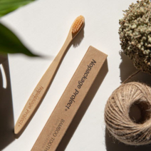 밤부 미세모 대나무 칫솔 색상랜덤, 10개