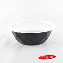 GP195파이 투톤 대 일회용탕용기 100개세트, GP-195투톤 대＋평뚜껑
