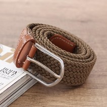 키알리 남녀공용 꽈배기 남녀공용 패브릭 캐주얼 벨트