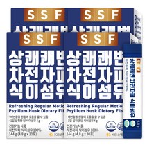 순수식품 상쾌한 쾌변 차전자피 식이섬유 100% 4박스(120포) 분말 가루 장운동 건강기능식품, 4.8g, 120개
