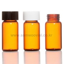 스크류캡바이알(갈색)5ml(18x38), 흰색, 테프론라이너