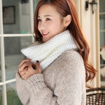 [도매큐]코코 니트 넥워머/뜨개목도리 겨울머플러 여성머플러 겨울목도리 울머플러 쁘띠머플러