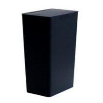 생활특공대 무지 모던 사각 쓰레기통 20L, 그레이, 1개