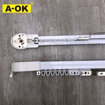 전동커튼 현관 체크 우풍 스마트 홈 오토메이션 커튼 저렴한 의 AOK AM68 모터 전기 레일 코 니스 트랙